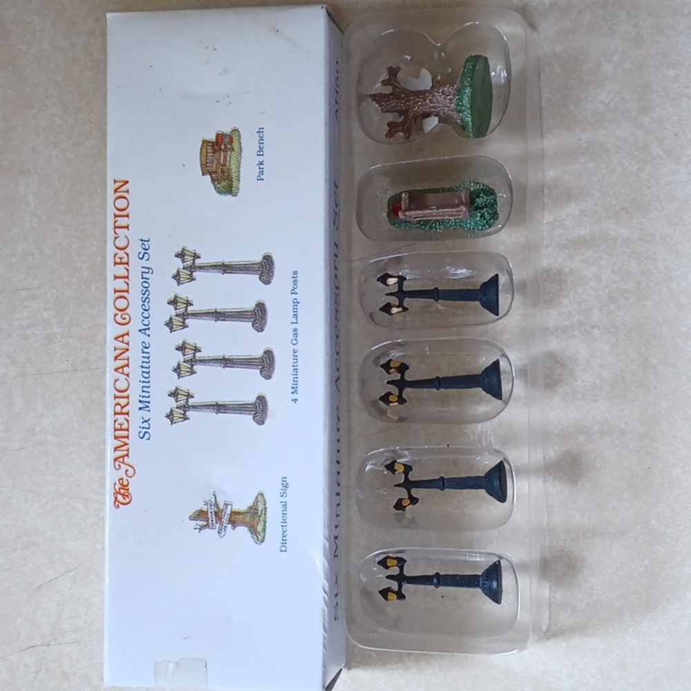 Liberty Falls Americana Collection Six Miniature Accessory Set AH50